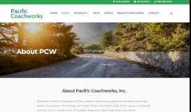 
							         About PCW - Pacific Coachworks								  
							    