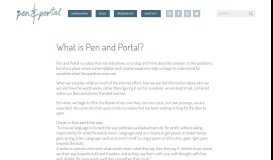 
							         About Pen and Portal — Pen and Portal								  
							    