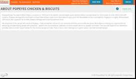 
							         About Popeyes Chicken & Biscuits - talentReef Applicant Portal								  
							    