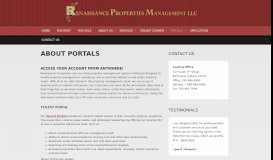
							         About Portals | Renaissance Properties in Richmond Indiana								  
							    