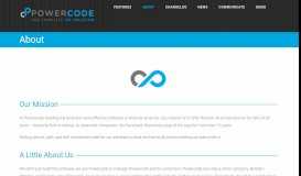 
							         About | Powercode								  
							    