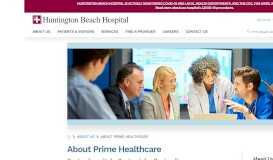 
							         About Prime Healthcare - Huntington Beach Hospital								  
							    