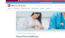 
							         About Prime Healthcare - Monroe Hospital								  
							    
