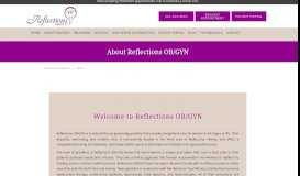 
							         About Reflections OB GYN								  
							    
