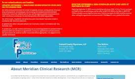 
							         About Regional Clinical Research (RCR) - Endwell Family Physicians								  
							    
