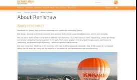 
							         About Renishaw								  
							    