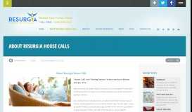 
							         About Resurgia House Calls								  
							    