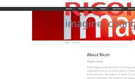 
							         About Ricoh								  
							    