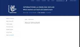 
							         About SchoolSoft | Internationella Engelska Skolan								  
							    