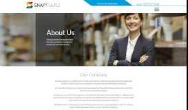 
							         About Snapfulfil | Warehouse Management Software Provider								  
							    