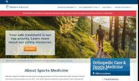 
							         About Sports Medicine | Mission Health								  
							    