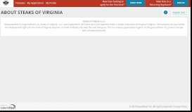 
							         About Steaks of Virginia - talentReef Applicant Portal								  
							    