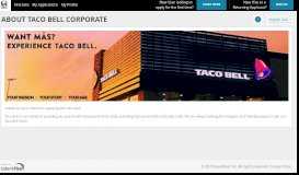 
							         About Taco Bell Corporate - talentReef Applicant Portal								  
							    