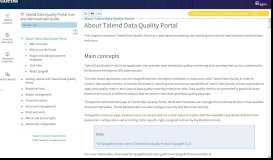 
							         About Talend Data Quality Portal - 6.3 - Talend Help Center								  
							    