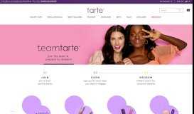 
							         About Tarte Rewards - Tarte Cosmetics								  
							    