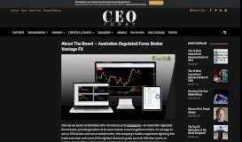 
							         About the Board – Australian Regulated Forex Broker Vantage FX ...								  
							    