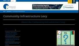 
							         About the Community Infrastructure Levy ... - Planning Portal								  
							    