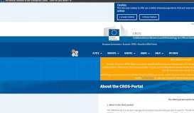 
							         About the CROS-Portal | CROS - European Commission								  
							    