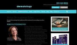 
							         About the Dermatology Team at Rebecca Fitzgerald, MD								  
							    