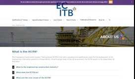 
							         About the ECITB - ECITB								  
							    