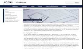 
							         About the Law School Website | UConn School of Law								  
							    