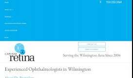 
							         About the Ophthalmologists | Cape Fear Retina | Wilmington								  
							    