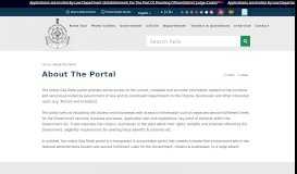 
							         About the Portal - Government of Goa								  
							    