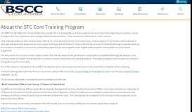 
							         About the STC Core Training Program - Board of State and ...								  
							    