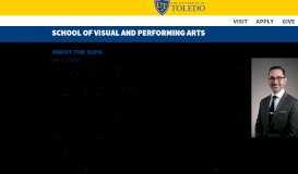 
							         About the SVPA - The University of Toledo								  
							    