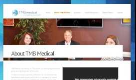 
							         About TMB Medical | Dr. Toby Bond								  
							    