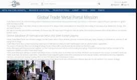 
							         About Trade Metal Portal								  
							    