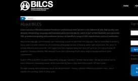 
							         About Us - About BILCS								  
							    
