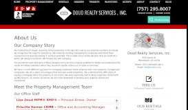 
							         About Us - About - Doud Realty Services, Inc.								  
							    