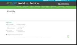 
							         About Us | Advocare South Jersey Pediatrics								  
							    