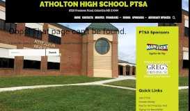
							         About Us - Atholton HS PTSA								  
							    