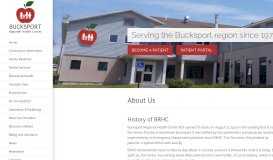
							         About Us | Bucksport Regional Health Center | Bucksport, Maine								  
							    