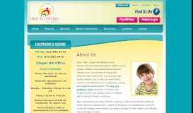 
							         About Us | Chapel Hill Pediatrics								  
							    