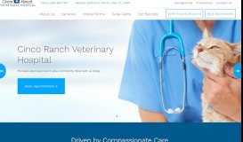 
							         About Us - Cinco Ranch Veterinary Hospital								  
							    