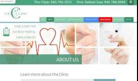 
							         About Us – Clinics of North Texas								  
							    