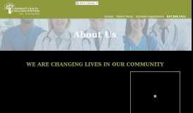 
							         About Us | Community Health Wellness Partners of Logan County								  
							    