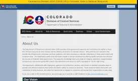 
							         About Us | DCS - Colorado.gov								  
							    