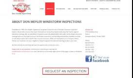 
							         About Us - Don Meyler Inspections								  
							    