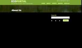 
							         About Us – Ecoportal								  
							    