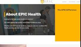 
							         About Us - EPIC ~ Exclusive Physicians | Integrated & Comprehensive								  
							    