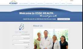 
							         About Us - Esse Health								  
							    