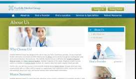 
							         About Us | Foothills Hospital, New York | Medical Groups, PA								  
							    