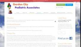 
							         About Us - Garden City Pediatric Associates								  
							    