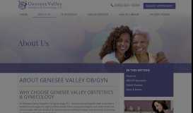 
							         About Us - Genesee Valley OB/GYN								  
							    