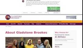 
							         About us - Gladstone Brookes								  
							    