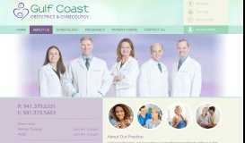 
							         About Us - Gulf Coast Obstetrics & Gynecology of Sarasota, FL								  
							    